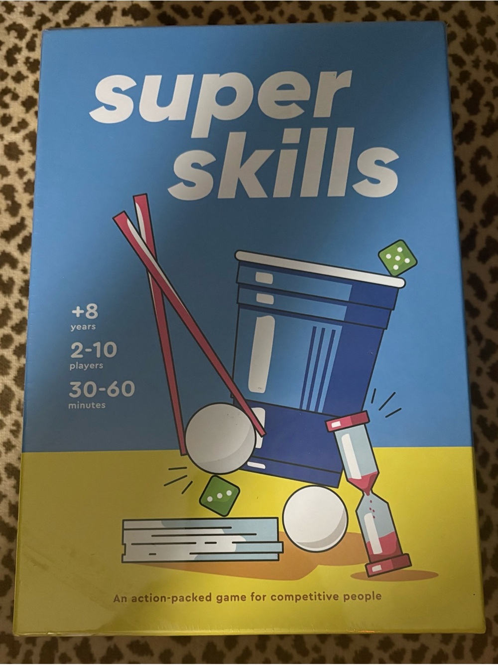 super skills Board Game - Blue